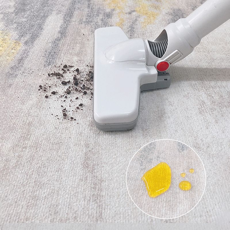 Multicolor Trendy Rug Polyester Carpet Rendering Traces Indoor Rug Anti-Slip Backing for Living Room