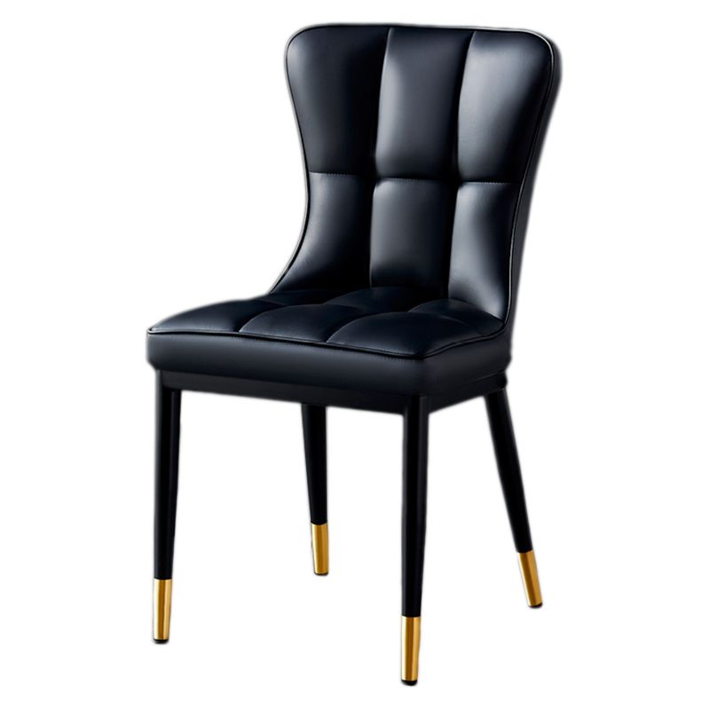 Parsons Dining Room Chair Glam Armless Dining Chairs for Home
