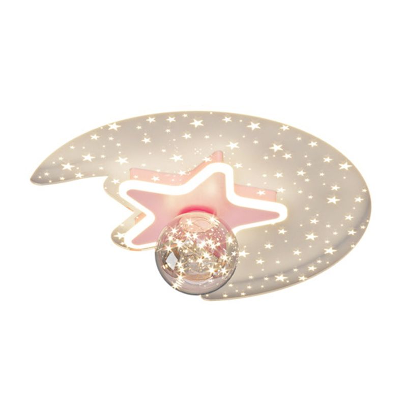 Bedroom Ceiling Mount Light Fixture Metal LED Modern Ceiling Lamp Fixture