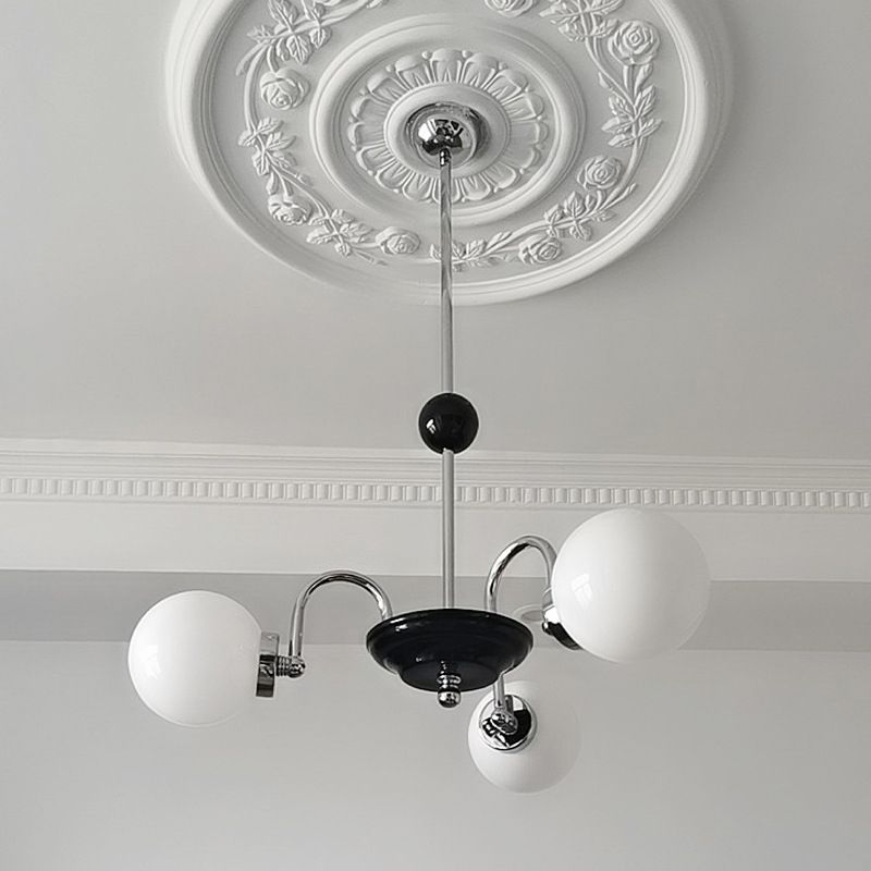 Modern Dining Room Lighting Glass Chandelier Light Fixtures Cafe Restaurant Hanging Chandelier