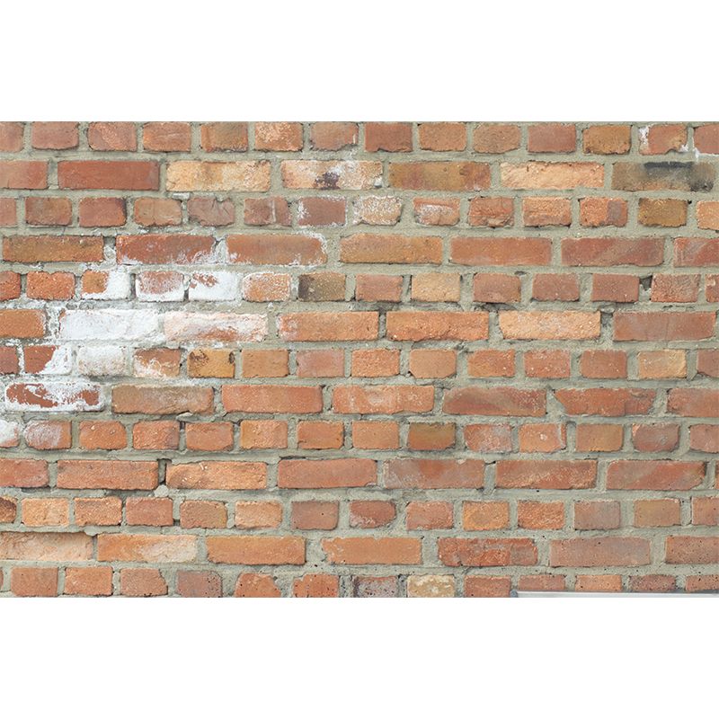 Retro Style Brick Wall Wall Covering Water-Resistant Mural Wallpaper for Living Room