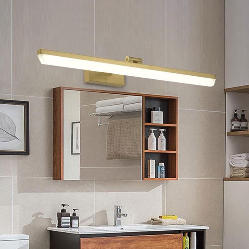 Modern Simple Makeup Mirror Lamp Bathroom Nordic LED Mirror Light Fixture