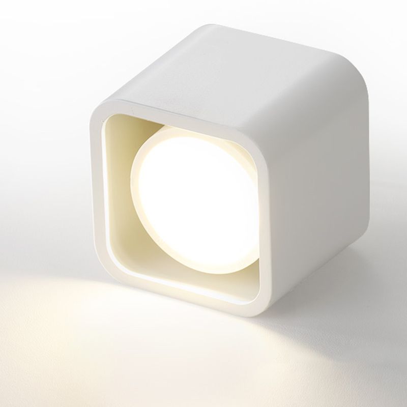 Modern Simple Style Aluminum Ceiling Light Metal Shade Geometry Ceiling Lamp for Bedroom