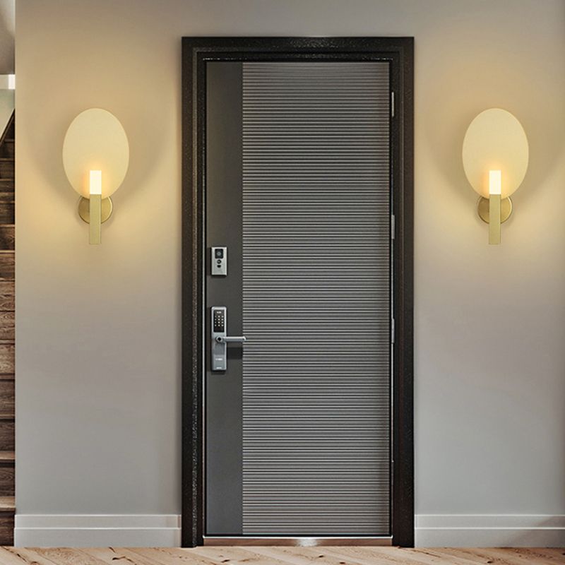 1-Light Geometric Wall Lights Modern Metal Wall Light Fixture
