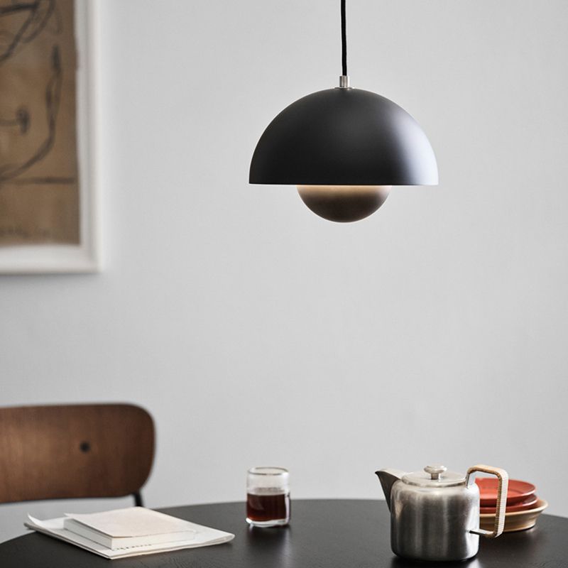 Postmoderne Kuppel Anhänger Lampe Metall 1-Licht-Licht für Esszimmer