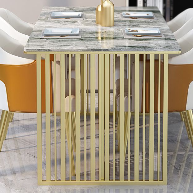 Glam 1/2/5/7 Pieces Dinette Set Sintered Stone Dining Furniture Set with Leather Chairs