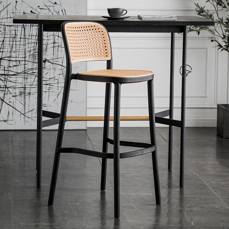 Contemporary Style Bar-stool Plastic Counter Bar Stool for Home