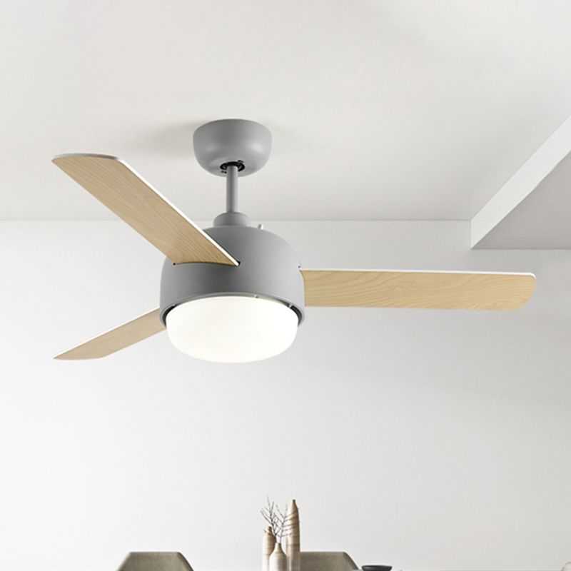 Metal Fan Shape Ceiling Fans Kid Style 1 Light Ceiling Mount Fan Fixture