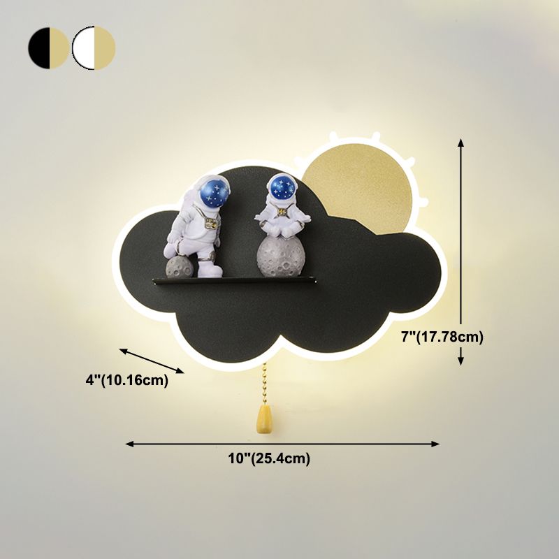 Lumo da parete a LED MODERA CREATIVO LIGHT MODERNO PER LADAME CAMERA