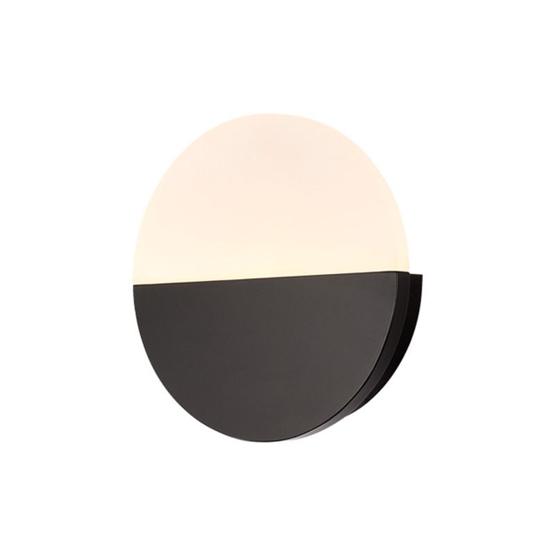 Luz de pared de forma del anillo Luz de montaje de pared de sombra acrílica moderna para el pasillo