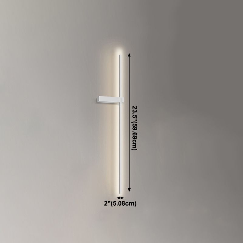 Modern Wall Lights Linear Wall Sconce Lighting Metal 1 Light Sconce Light Fixture