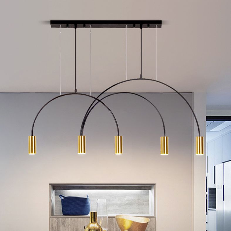 Luz de colgante de estilo moderno Cilíndrica Candelier Light para comedor