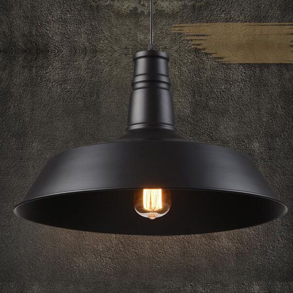 Retro industriële flesdop schaduw hanger licht metaal 1 lichte restaurant hangluchting