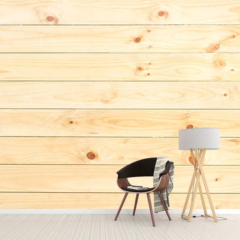 Wall Paper Murals Industrial Wood Grain for Bedroom, Personalized Size Available