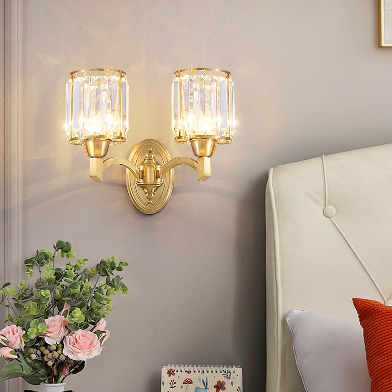 Lampada a parete in metallo con criminalità tamburo Postmodern a parete montata