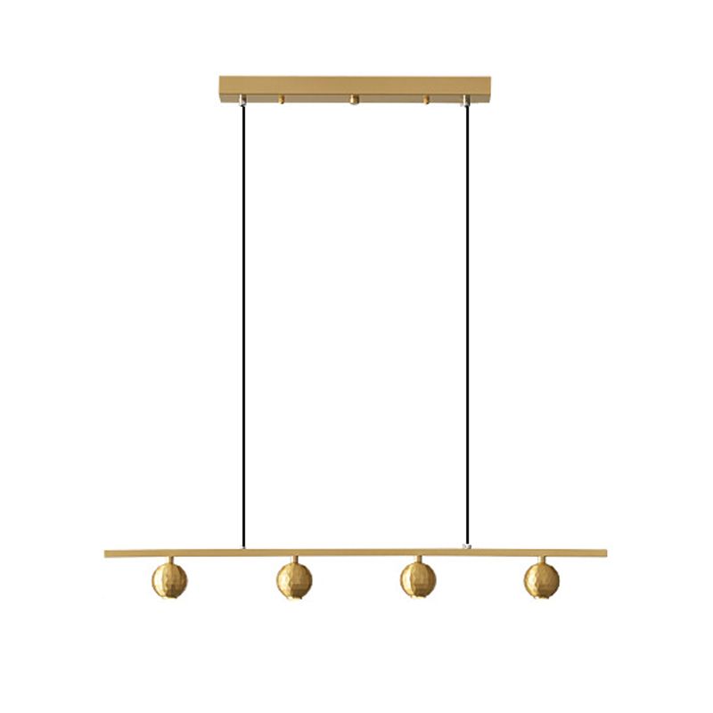 Minimalism Island Light Fixture Peas Hanging Lamp with Metal for Dining Room