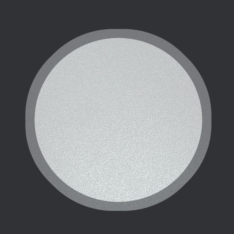 Metal Round Shade Flush Mount Llight Modern LED Style1 Head Flush Mount