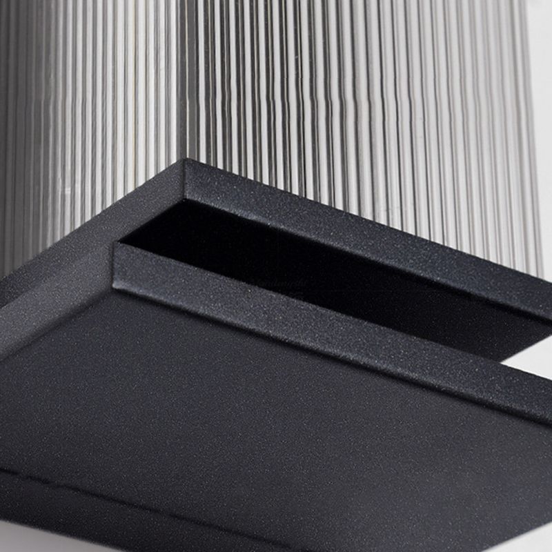 Metal Rectangle Wall Mount Lamp Simple 1 Light Wall Mounted Light Fixture