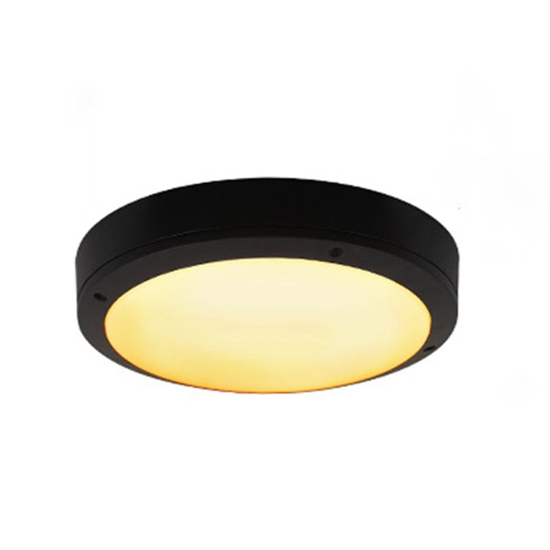 Lámpara empotrada de estilo tradicional impermeable con luz de techo LED para balcón y patio