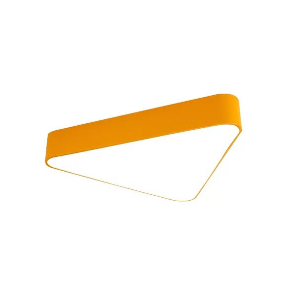 Slanke driehoekige LED-inbouwlamp van acrylmetaal in moderne stijl