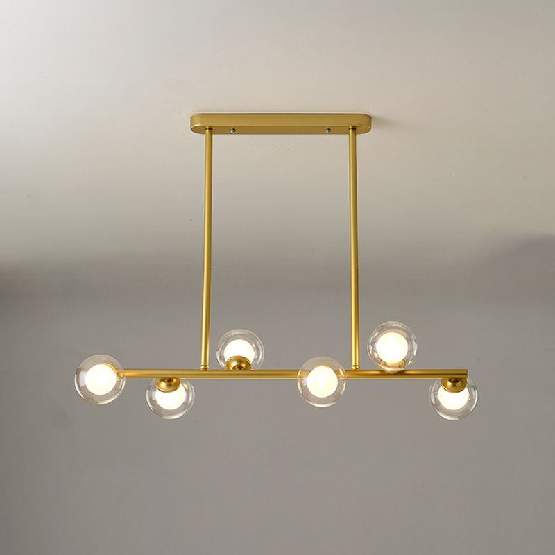 Modern Style Dining Pendant Lamp Fixture Kitchen Dining Room Glass Shade Hanging Light