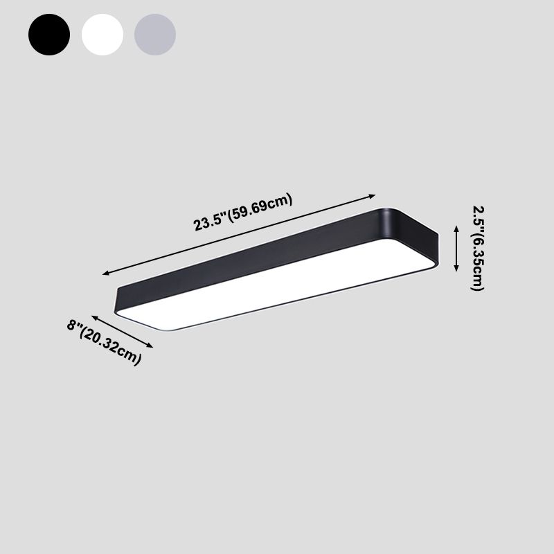 Plafoniera moderna Simplicity Lampada da incasso con paralume in acrilico per sala riunioni