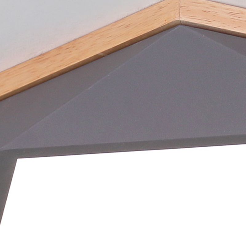 Acrylic Geometric LED Flush Mount in Modern Concise Style Iron Macaron Ceiling Light for Bedroom