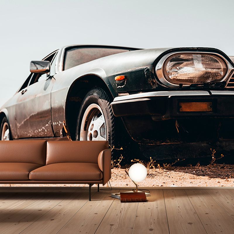 Car Mural Wallpaper for Decoration Contemporary Living Room Wall Covering