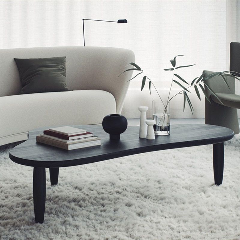 Solid Wood Coffee Table Nordic Style Coffee Table for Living Room