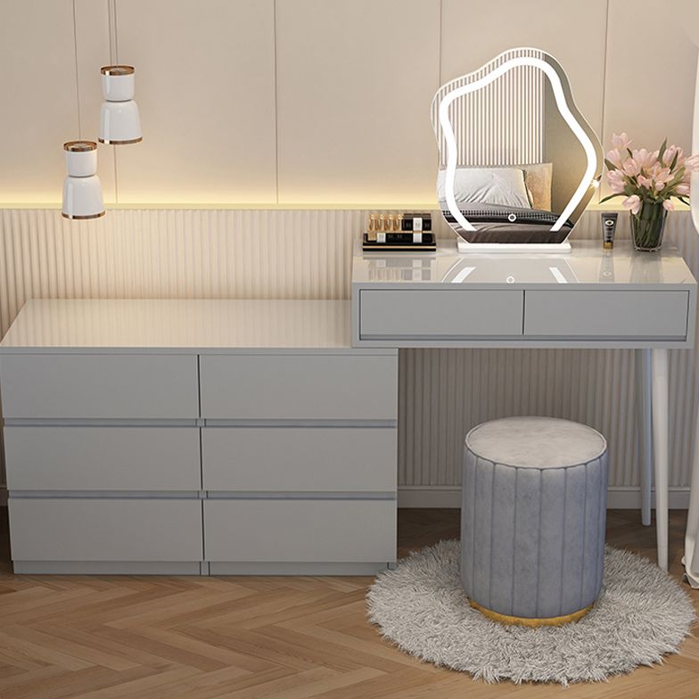 Contemporary Simple Vanity Make up Dressing Table with Storage Drawers
