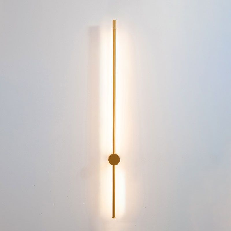 Lineaire wandkandelverlichting Moderne wandverlichting Wandmakerij metaal 1 lichte sconce lichten