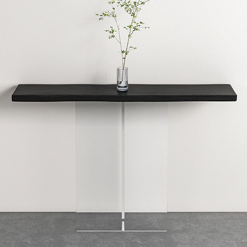 Contemporary Acrylic Console Table 11.8" W Rectangle End Table
