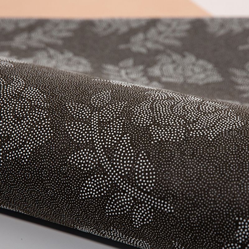 Minimalist Color Block Rug Apricot Tone Polyester Area Carpet Non-Slip Backing Rug for Living Room