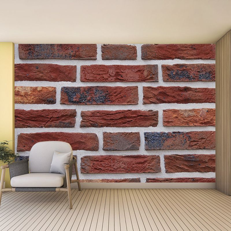 Brick Wall Mural Wallpaper Modern Water Resistant Wall Art for House Interior