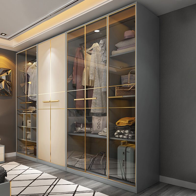 Contemporary Style Wardrobe Wood Wardrobe Closet for Bedroom
