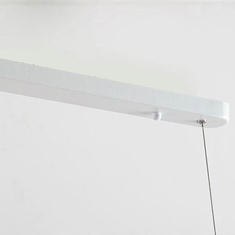 Modern 3-Light White Island Lighting Design for Dining Room