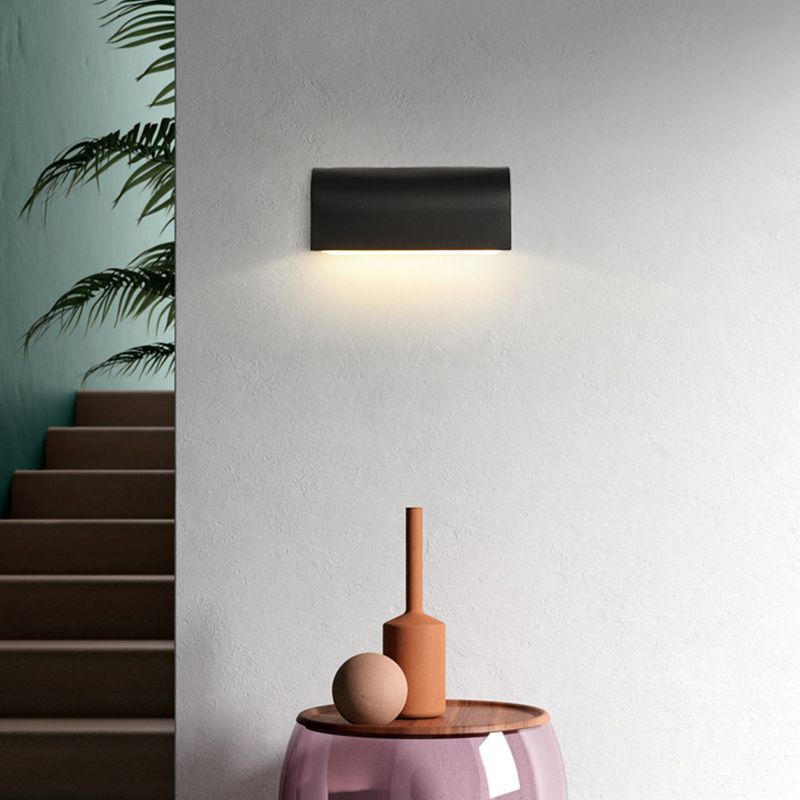 Modern Style Geometry Shape Wall Sconce Metal 1 Light Sconce Lighting for Dining Room