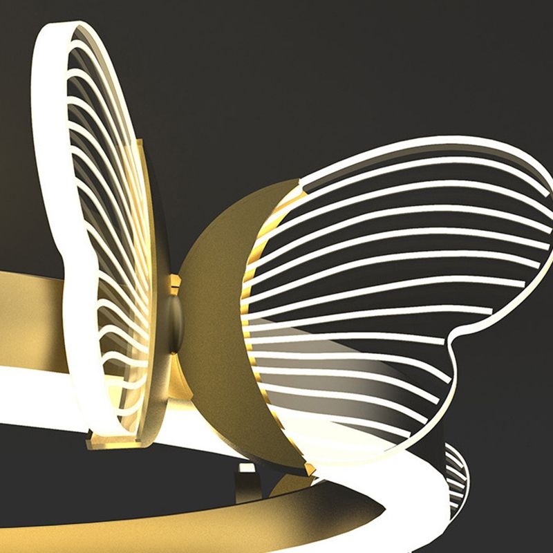 Multi Lights Acryl Deckenmontage Moderne Ring Bündige Fassung Led Licht