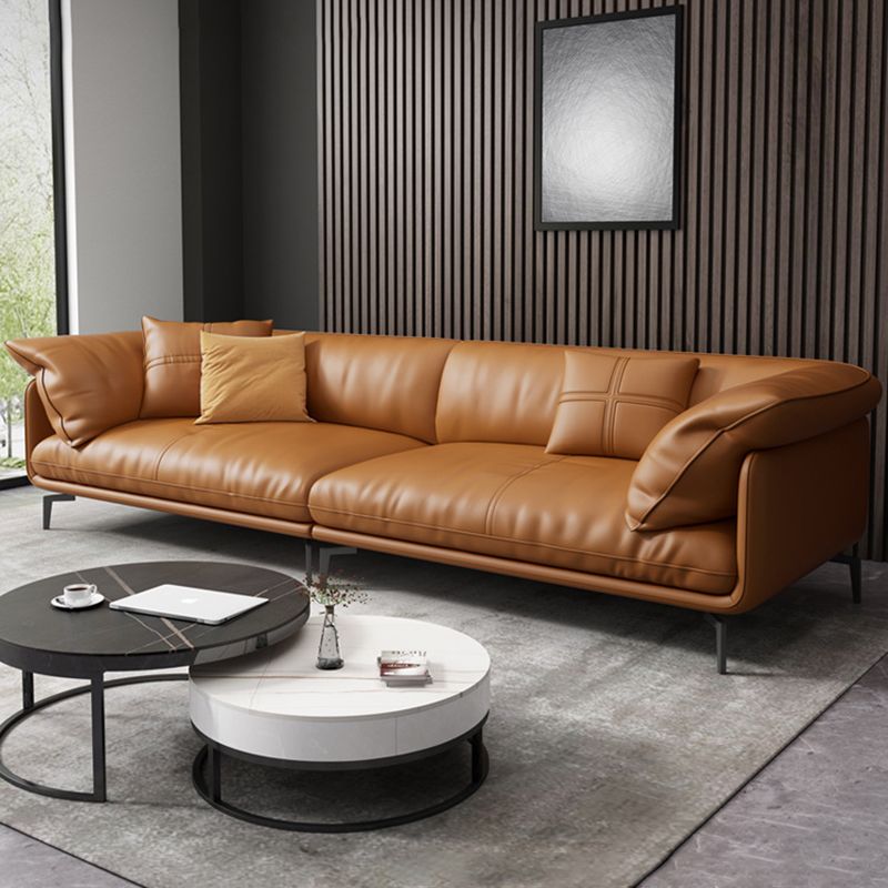 Cushions Sofa 35.43" D x 33.46" H Tuxedo Arm Sofa for Living Room