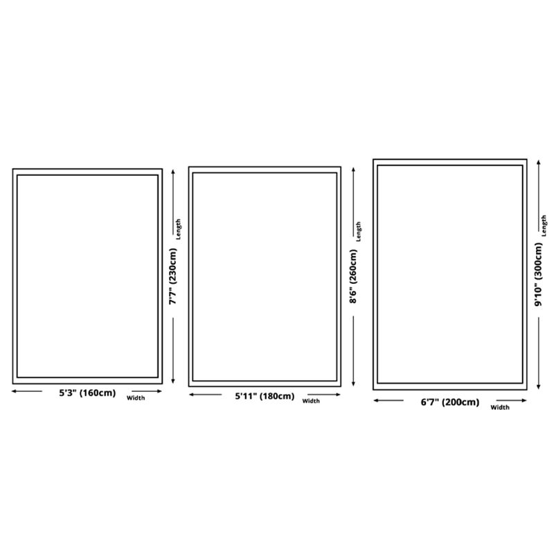 Minimalist Abstract Lines Rug White Tone Polyester Area Carpet Non-Slip Backing Rug for Living Room