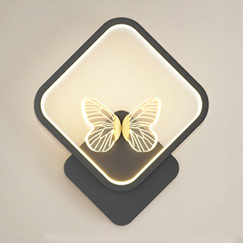 Nordic Style Iron Wall Light Geometry Shape Wall Lamp for Children's Room