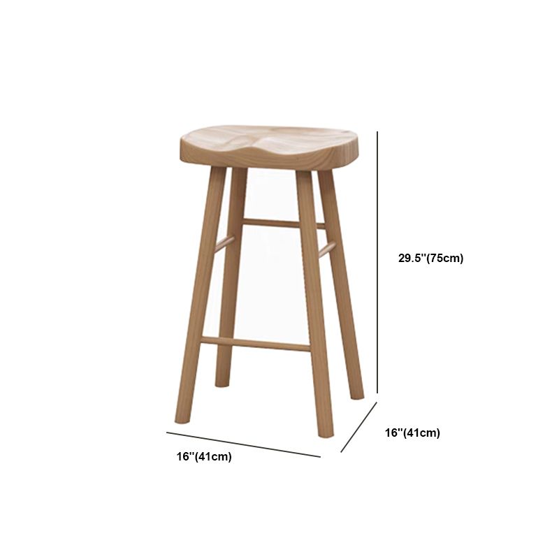 Industrial Rectangular Pub Table Set 1/5 Pieces Wooden Counter Table with Backless Stools