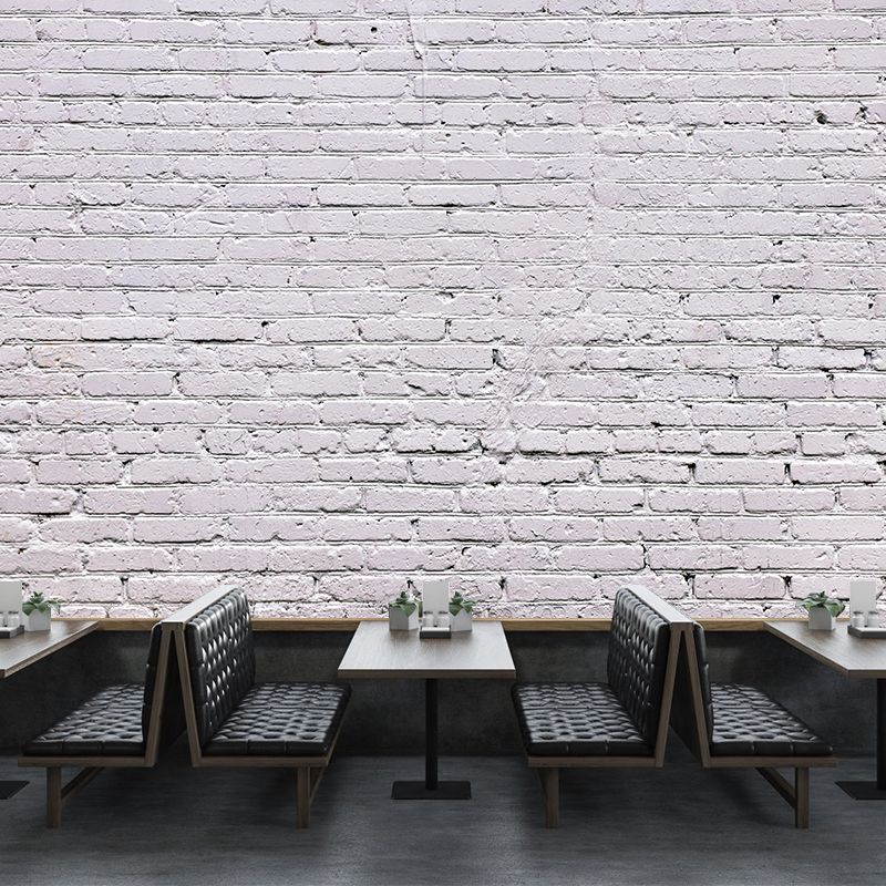 Brick Wall Covering Mural Industrial Style Living Room Mildew Resistant Wall Decor