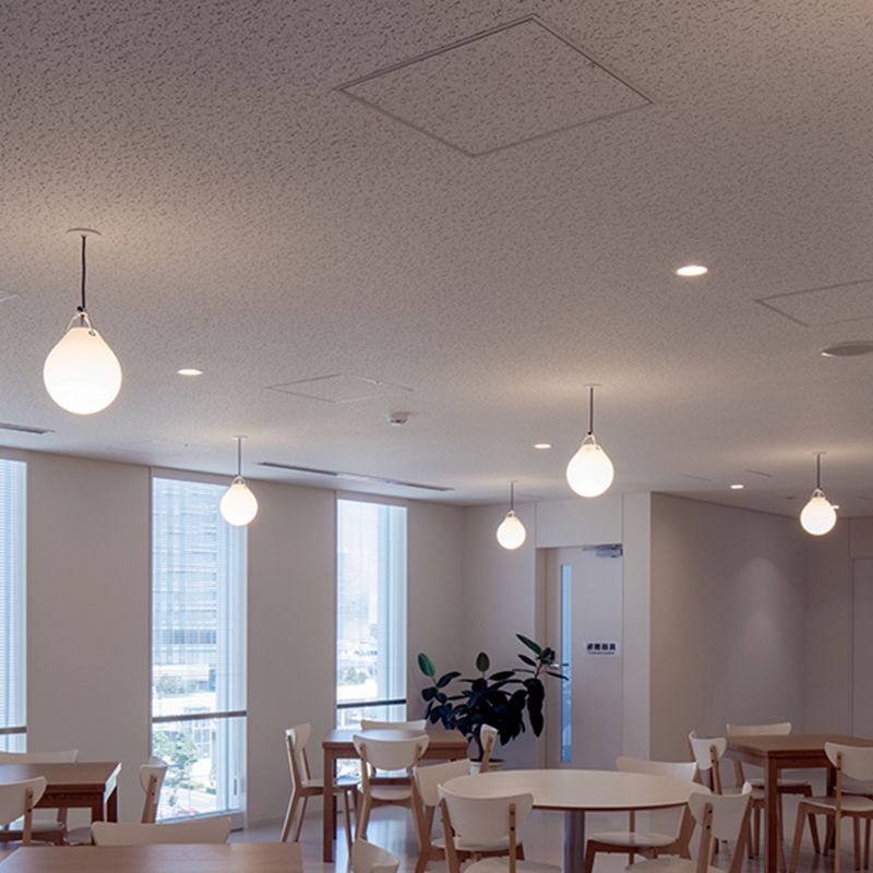 Minimalism Sphere Suspension Light White Glass 1 Head 7"/10" Wide Restaurant Pendant Lighting