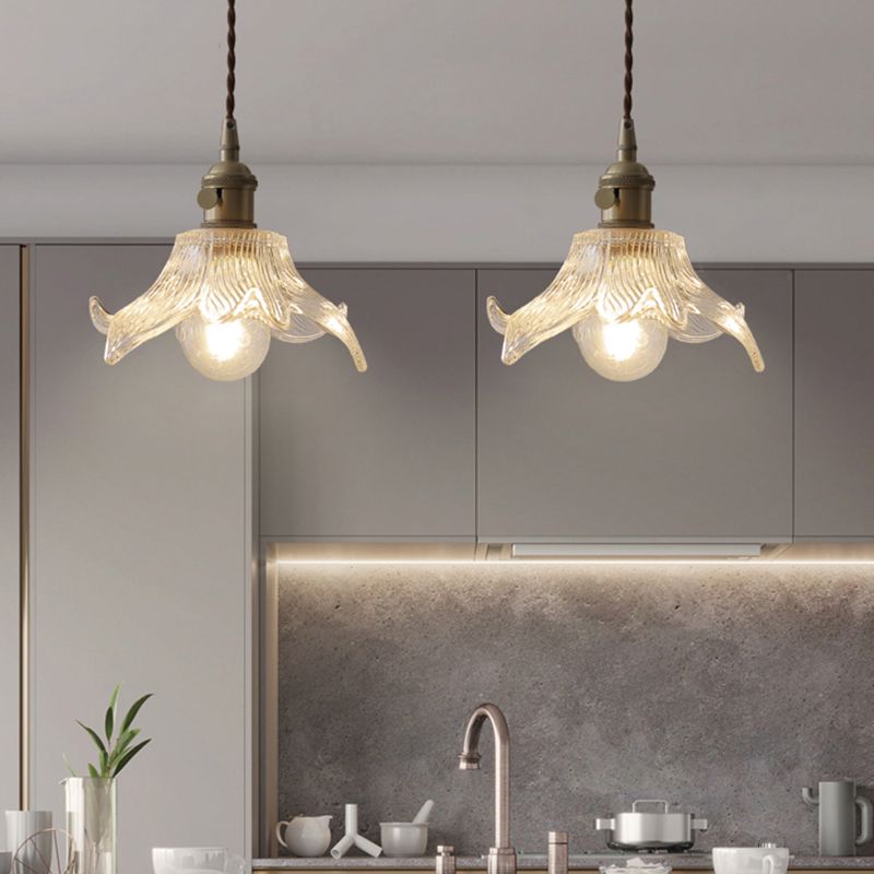 Glass de style moderne suspension d'éclairage de pendentif créatif