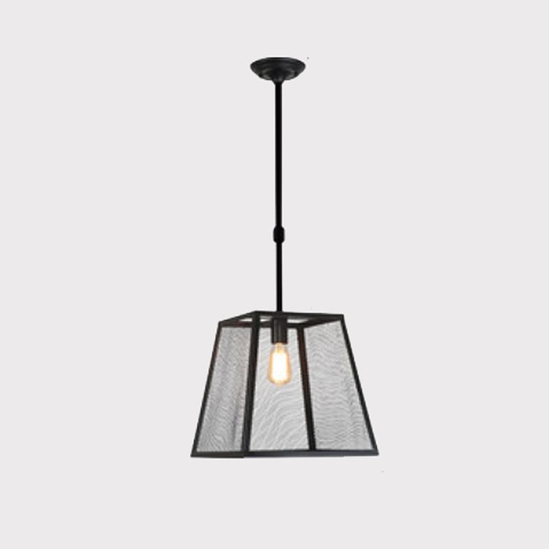 Square Island Lampadier Luci di illuminazione industriale in metallo industriale Fissature per il tavolo da pranzo