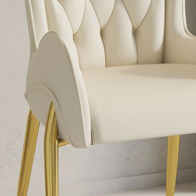 Fauteuils de salle à manger en métal de Style nordique, chaise latérale à oreilles pour usage domestique