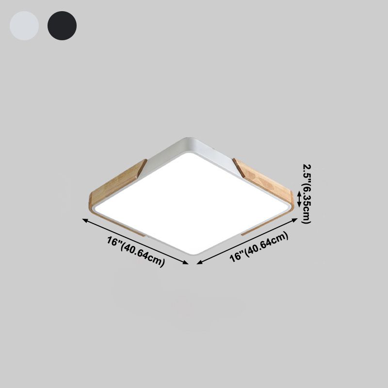 Lampada da soffitto moderna a LED Macaroon Lampada da soffitto geometrica in ferro per montaggio a incasso per camera da letto