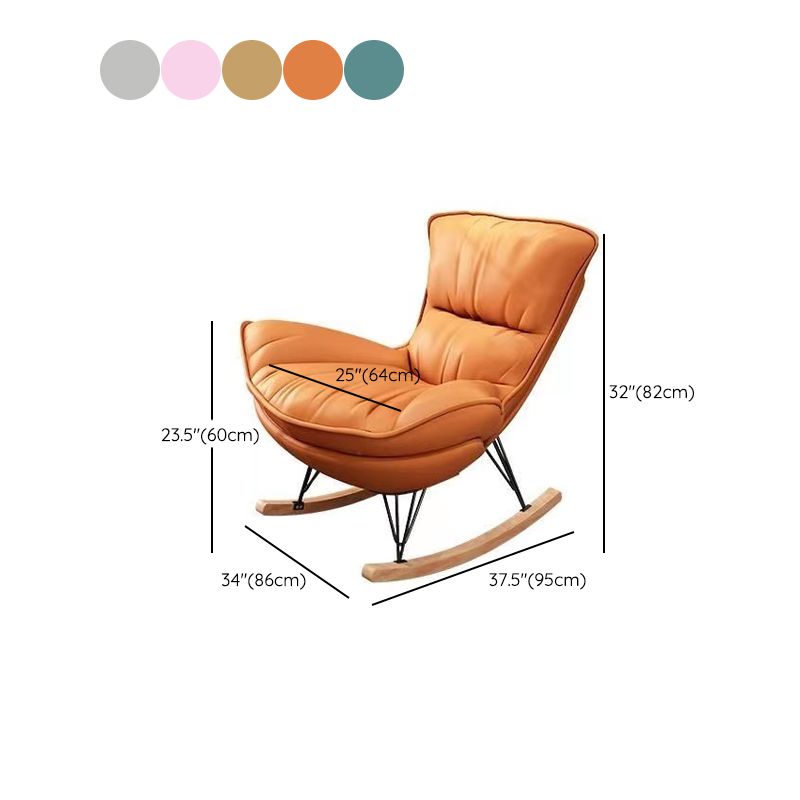 Leisure Recliner Sofa Chair Single Fabric Lounge Rocking Chairs