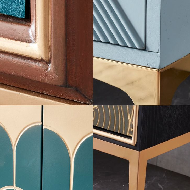 16.38/17.55 Width Coastal Storage Chest Dresser Solid Wood Dresser